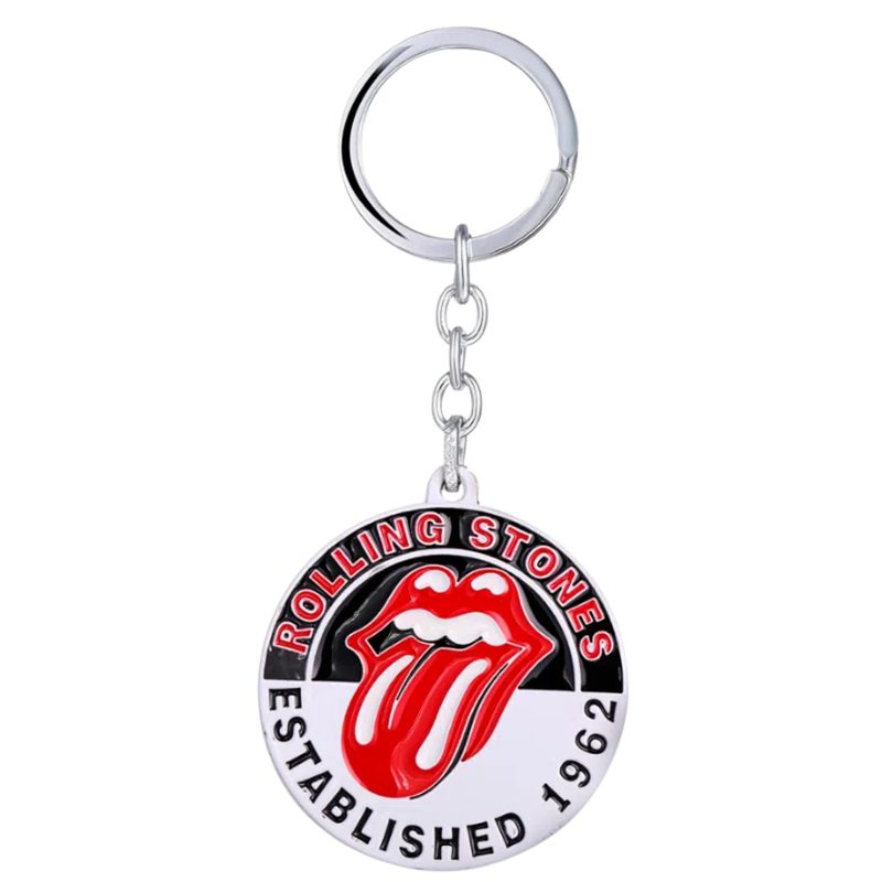 Llavero Rolling Stones Música Logo en metal con relieve