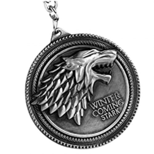 Llavero Lobo Huargo PT Game of Thrones Series Logo en metal