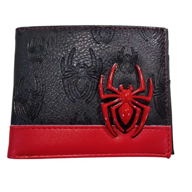 Billetera Spider Man PT Marvel Marvel Spiderman Roja y negra