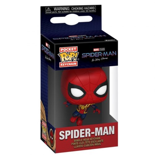 Llavero Spiderman (Tom Holland) Funko Pop! Spiderman No Way Home Marvel
