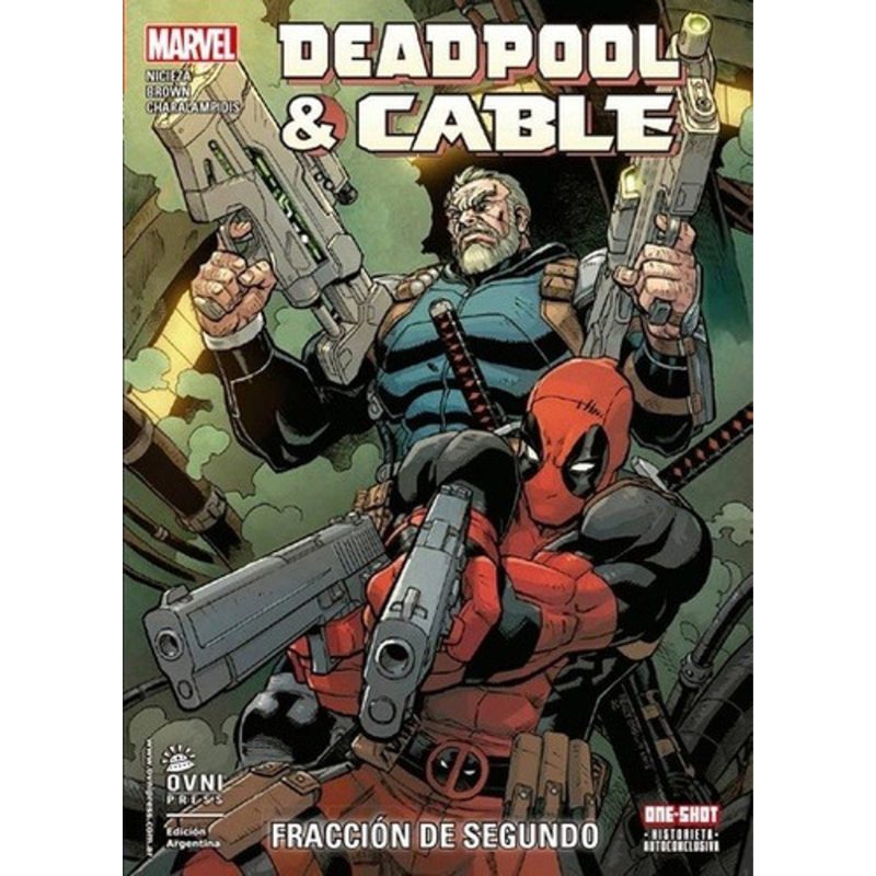 Comic Deadpool Ovni comic DeadPool Marvel DeadPool y Cable Fracción de Segundo