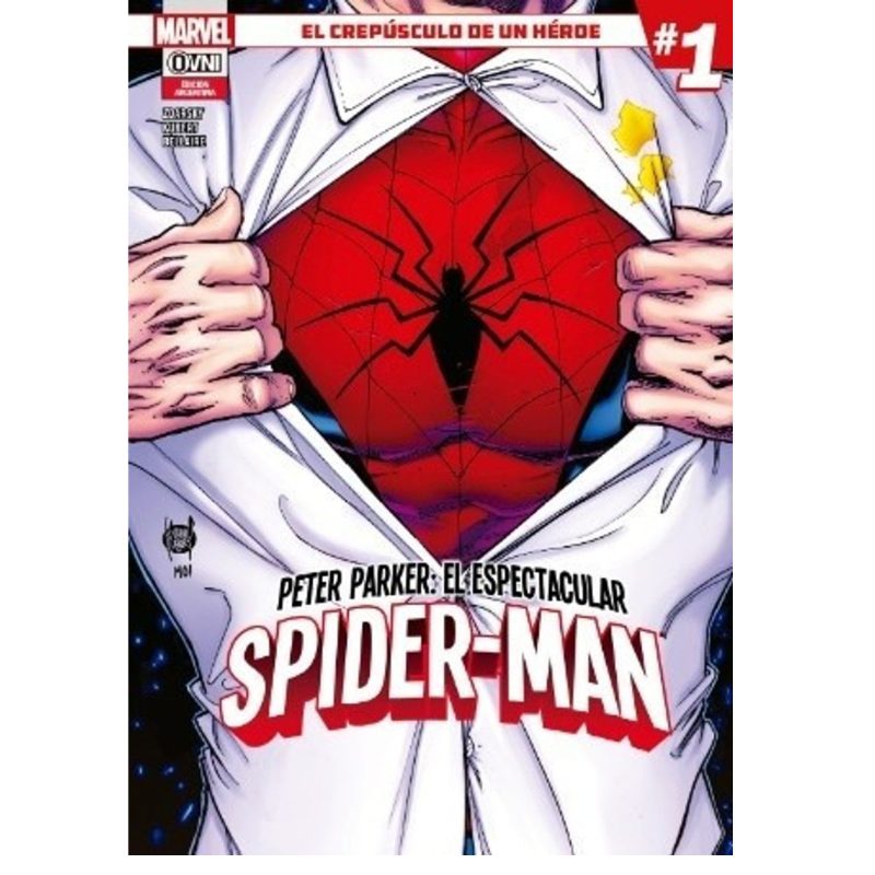 Comic Spder-man Ovni Comic Peter Parker El espectacular Spider-man Marvel Crepúsculo de un Héroe #1