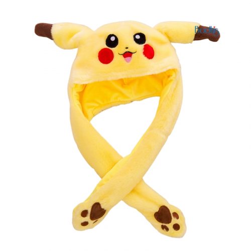 Gorro Pikachu PT Pokémon Anine Con orejas que se mueven