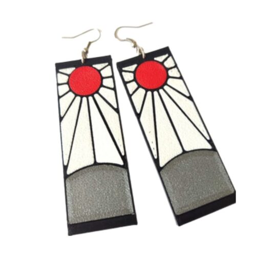 Aretes Tanjiro PT Kimetsu no Yaiba Anime En madera