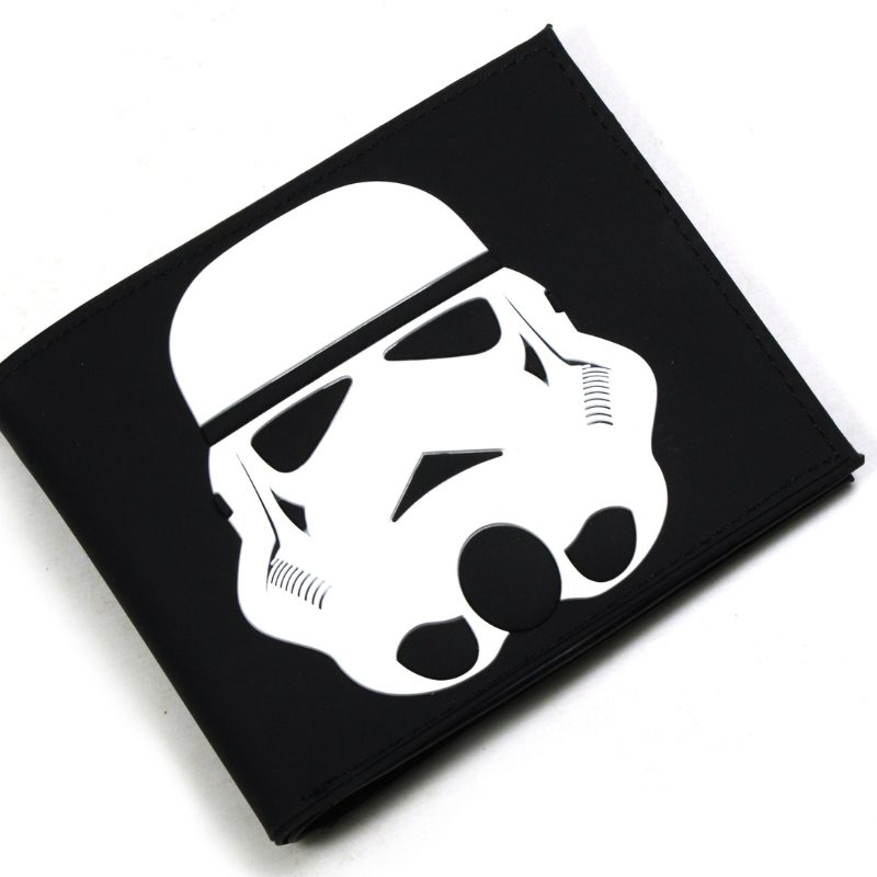 Billetera Stormtrooper PT Star Wars Star Wars En goma Color negro