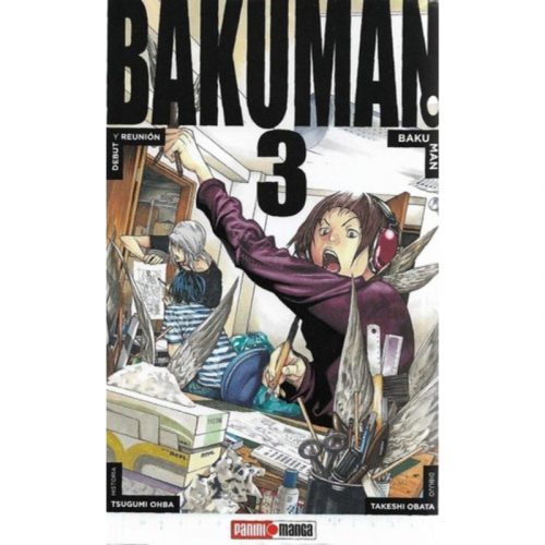 Manga Bakuman Panini Manga Bakuman Anime Tomo3 ESP