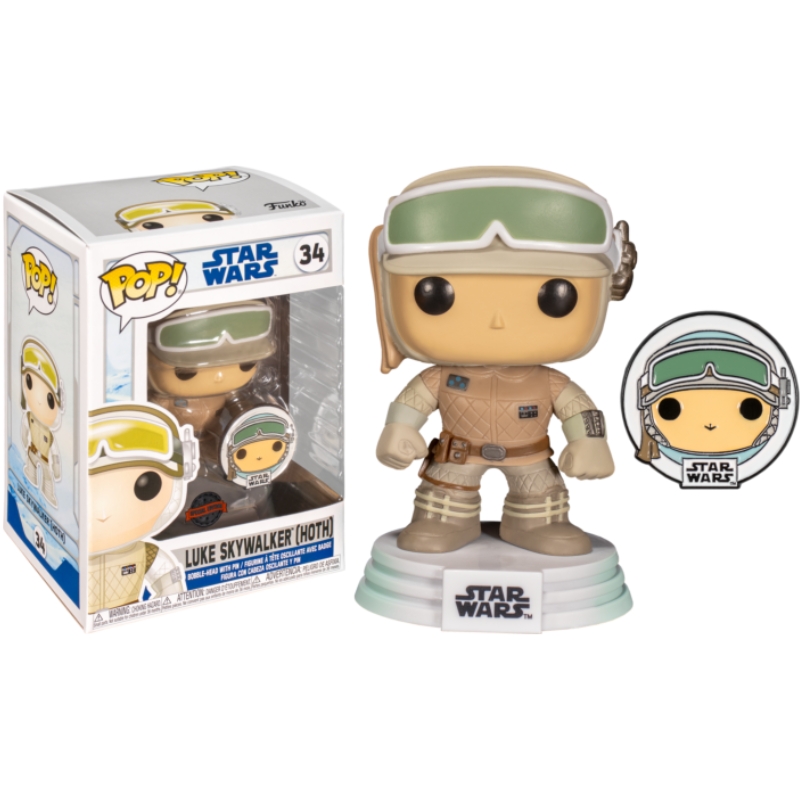 Figura Luke Skywalker Hoth Funko Pop! Starwars Star Wars Amazon Exclusive 34