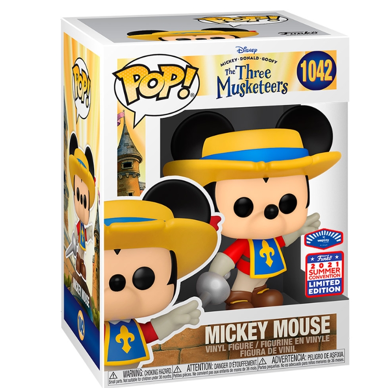 Figura Mickey Mouse Funko Pop! The Three Musketeers Disney Limited edition 1042