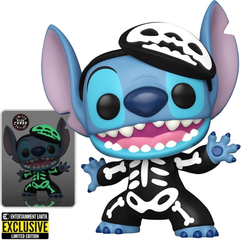 Figura Skeleton Stitch Funko Pop! Lilo y Stitch Disney Exclusive 1234 Chase