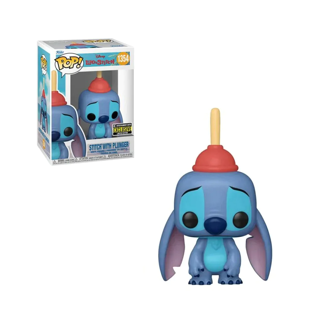 Figura Stitch w/ Plunger Funko Pop! Disney Series EE Exclusive 1354