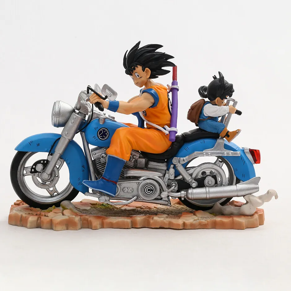 Figura Goku y Gohan en moto PT Dragon Ball Anime