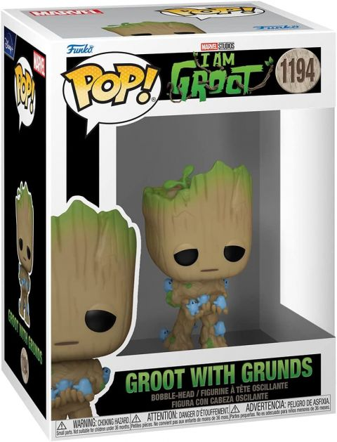 Figura Groot With Grunds Funko Pop! I Am Groot Marvel 1194