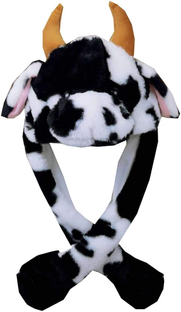 Gorro Vaca PT Animales Iconos Se mueven las orejas