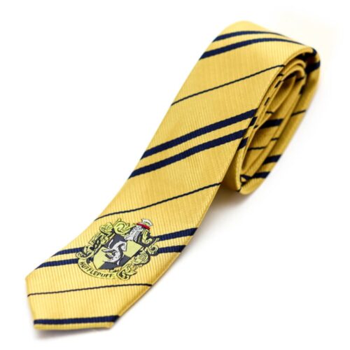 Corbata Hufflepuff PT Harry Potter Fantasia
