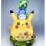 Figura Pikachu con Totoro PT Pokémon Anime