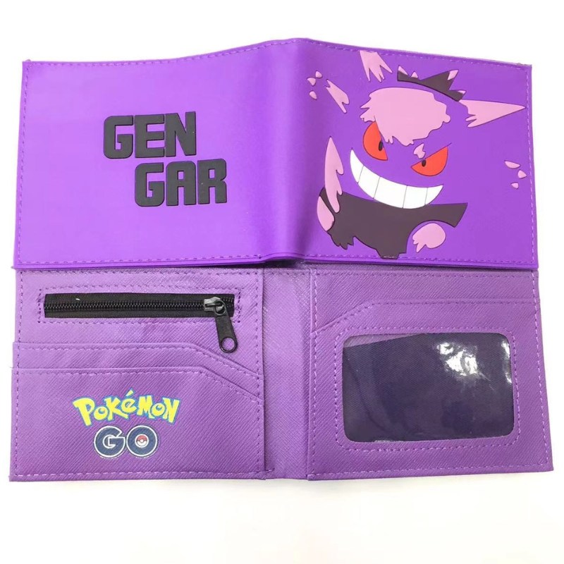 Billetera Gengar PT Pokémon Anime En Goma