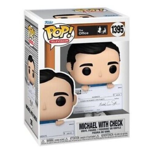 Figura Michael Funko Pop The Office Anime Con Un Cheque