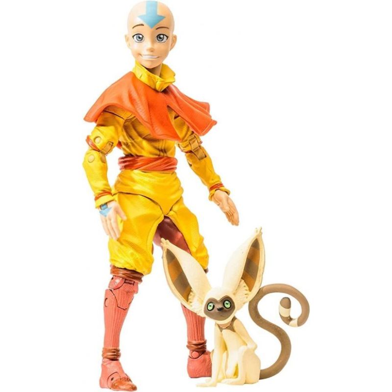 Figura Aang and Momo 7'' McFarlane Toys Avatar: The Last Airbender Anime Articulada