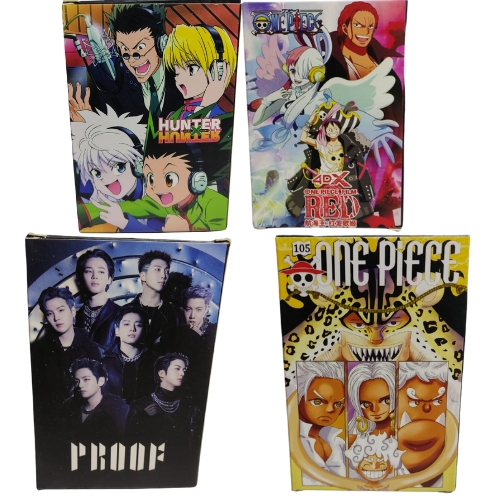 Postales x30 One Piece, Hunter X y BTS PT (Unidad)