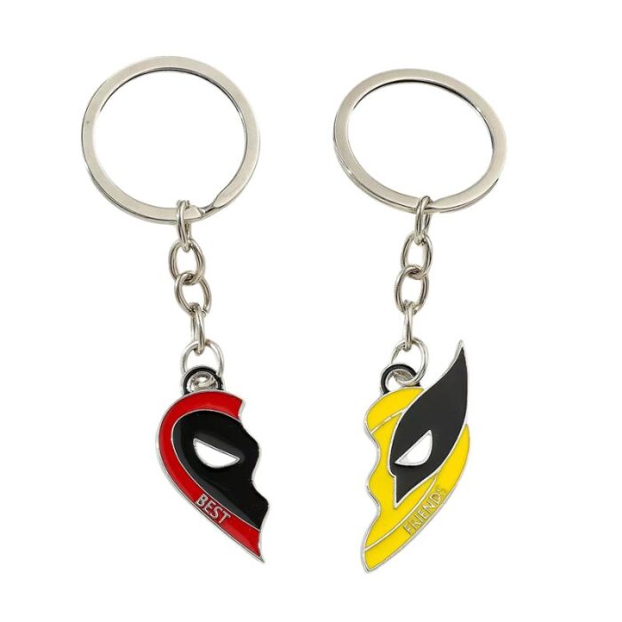 Set Llaveros Deadpool & Wolverine PT Marvel Mejores Amigos