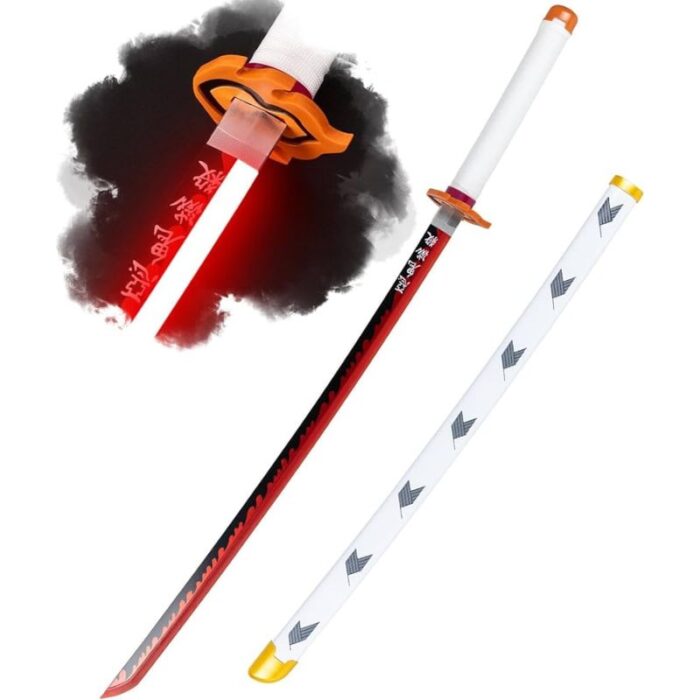 Katana Kyojuro Rengoku PT Kimetsu No Yaiba Anime Con Luz Led