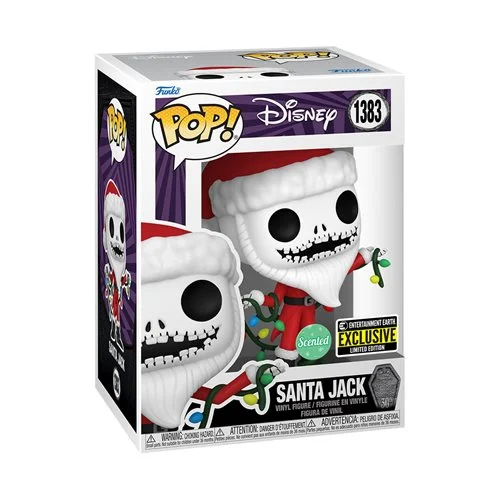 Figura Santa Jack w/ Lights Funko Pop! Nightmare Before Christma Disney EE Exclusive, Scented 1383