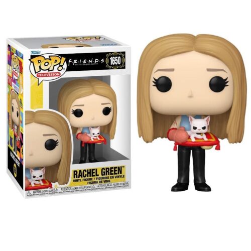 Figura Rachel Green w/ Mrs. Whiskerson Funko Pop! Friends Series 1650