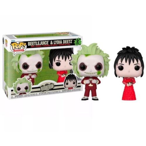Figura Pack 2 Beetlejuice & Lydia Deetz Funko Pop! Beetlejuice Beetlejuice Iconos