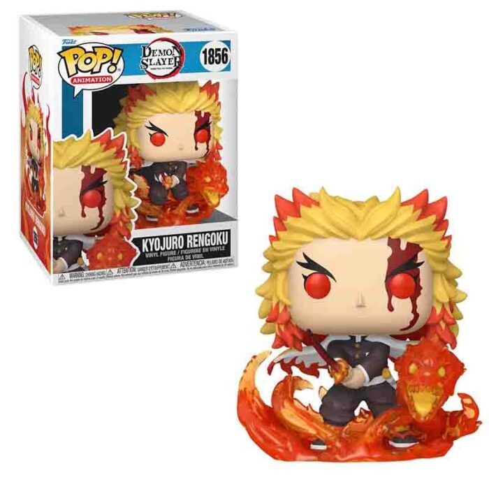 Figura Kyojuro Rengoku Funko Pop! Kimetsu No Yaiba Anime 9th Form Premium 1856