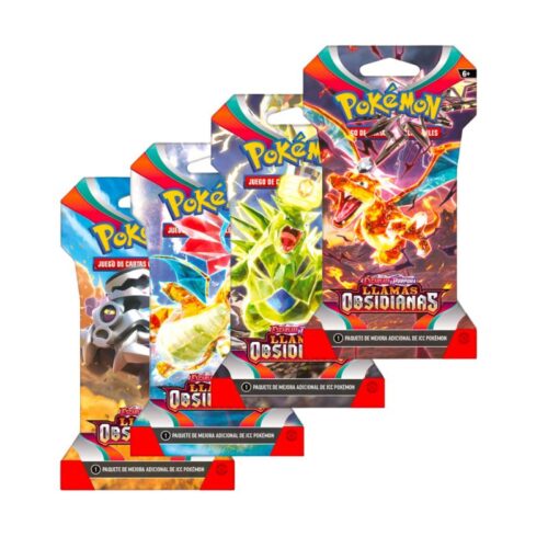 Set Cartas LLAMAS OBSIDIANAS The Pokémon Company TCG Pokémon Anime Español