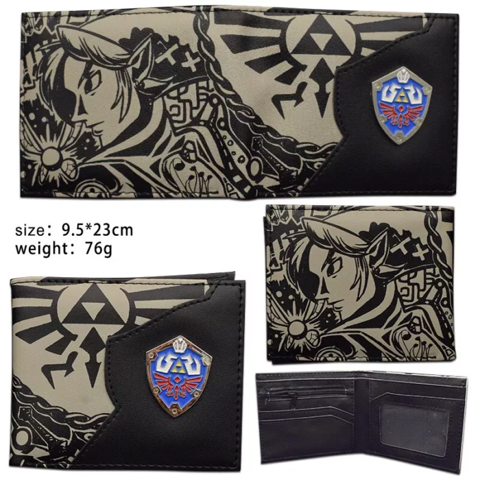 Billetera Trifuerza PT Legend of Zelda Videojuegos Logo Metalico