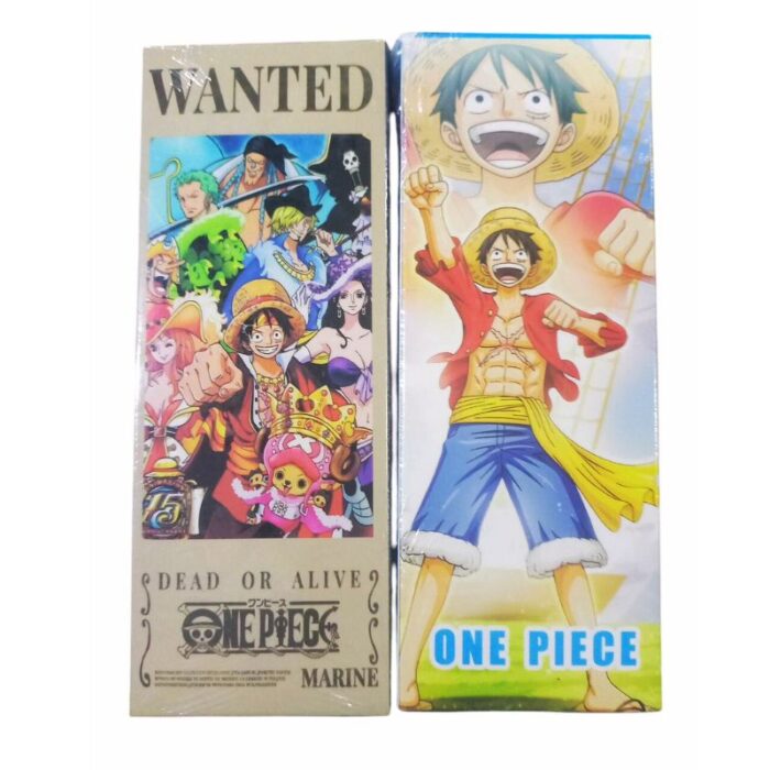 Separadores de Libro y Stiker One Piece PT Anime 62 Piezas (Unidad)