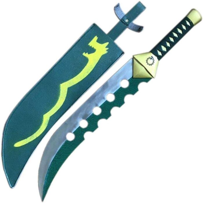 Espada Lostvayne de Meliodas PT 7 Pecados Capitales Anime Metal con Funda