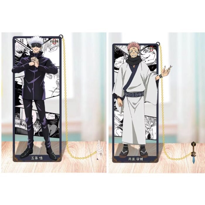 Separador de Libro Sukuna / Satoru PT Jujutsu Kaisen Anime En Metal