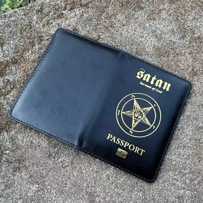 Funda Pasaporte Baphome PT Iconos Cabra Satan