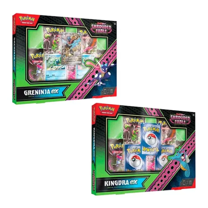 Set Cartas SHROU-KING/GREN ILUS COL The Pokémon Company TCG Pokémon Anime Español