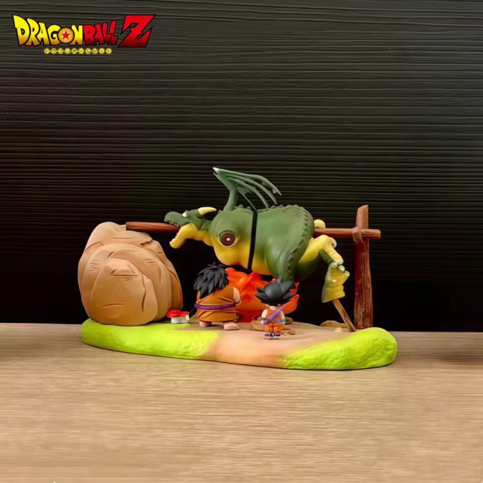 Figura Goku & Yajirobe PT Dragon Ball Anime Cocinando un Dragón