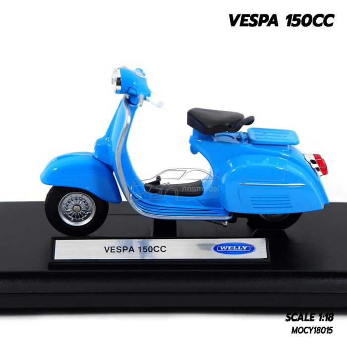 Figura Motocicleta Vespa 150 CC Welly Iconos