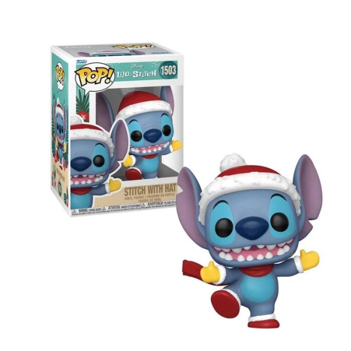 Figura Stitch w/ Hat Dancing Funko Pop! Lilo and Stitch Disney Holiday 1503