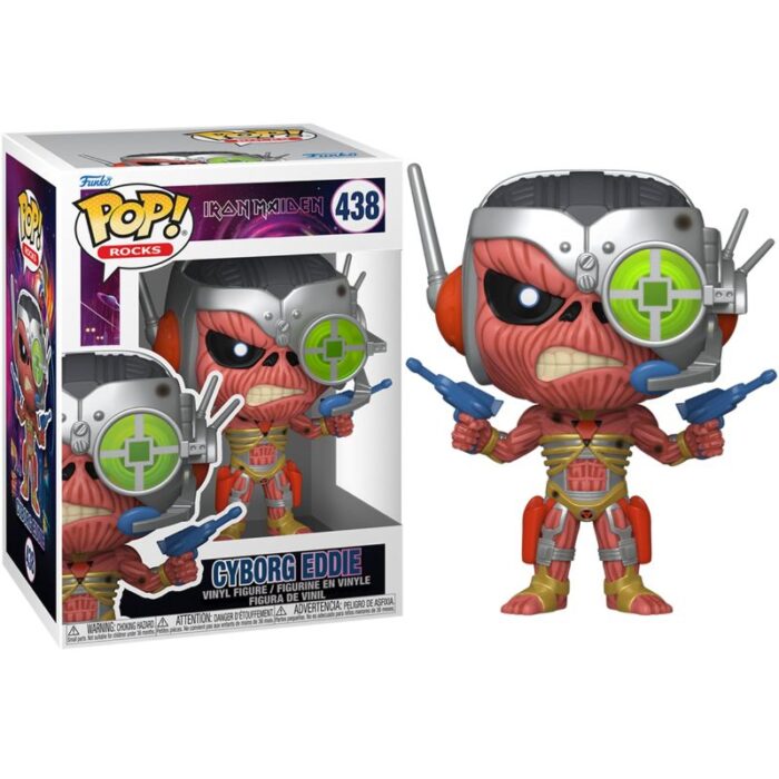 Figura Iron Maiden Funko Pop! Iron Maiden Iconos Cyborg Eddie 438