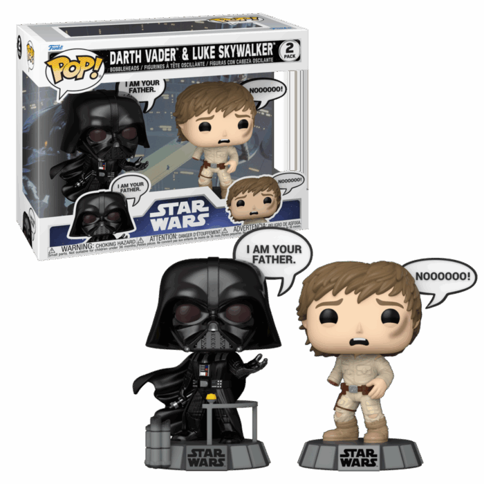 Figura Darth Vader and Luke Skywalker Funko Pop! Star Wars I Am Your Father