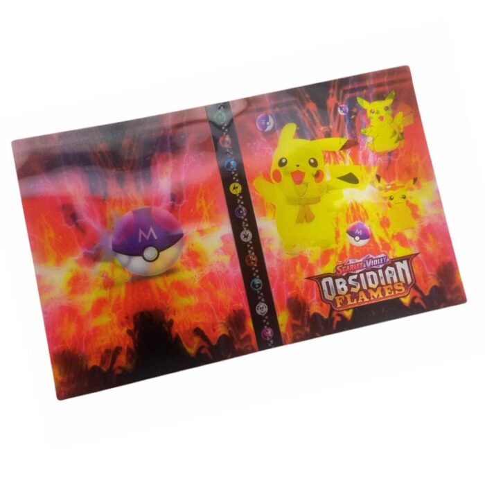 Album Pikachu PT Pokémon Anime Obsidian Flames, Holográfico