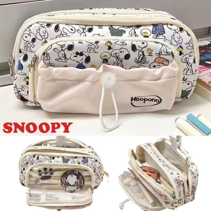 Cartuchera Snoopy PT Animados Gran Capacidad
