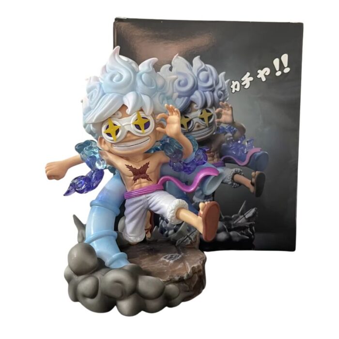 Figura Luffy Gear 5 PT One Piece Anime Apariencia Caricaturesca