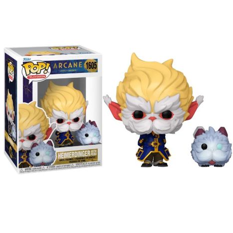 Figura Heimerdinger con Poro Funko Pop! Arcane League of Legends Videojuegos 1605