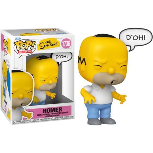 Figura Homero Simpsons Funko Pop! The Simpsons Animados #1736