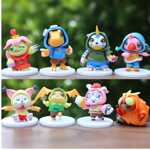 Figura Set X8 Digimon PT Anime