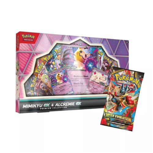 Set Cartas Mimikyu ex & Alcremie ex Premium Collection The Pokémon Company TCG Pokémon Anime ING