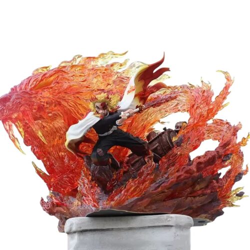 Estatuilla / Figura Rengoku Kyojuro PT Kimetsu No Yaiba Anime Con Fuegp