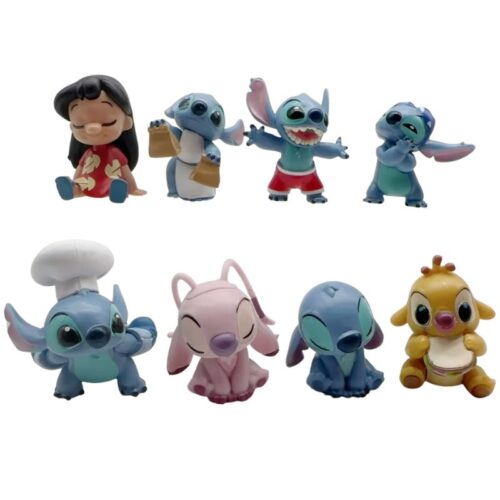 Figura Set X8 Lilo & Stitch PT Disney